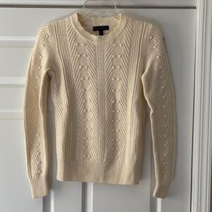 Banana Republic Ivory Textured Sweater
